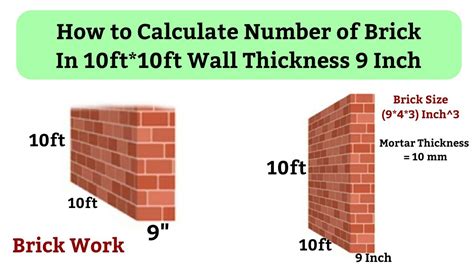 building wall thickness measuring ruler|brick wall thickness chart.